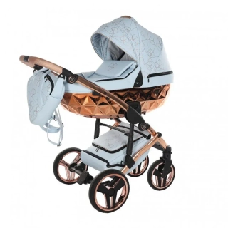 Junama Kočárek Heart 05 Blue Copper